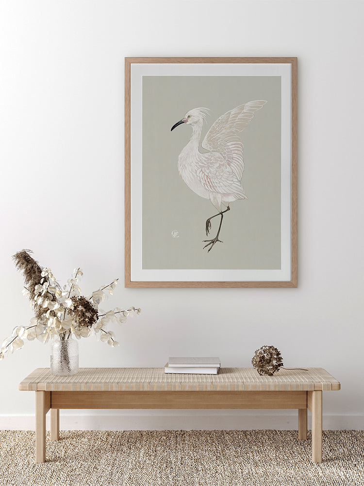 Water Bird Framed Art Print | Lifestyle