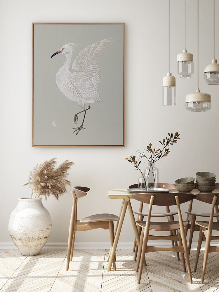 Water Bird Canvas Art Print | Lifestyle