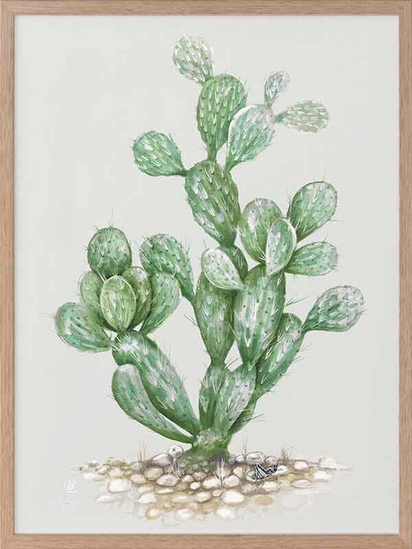 Prickly Pear Framed Art Print