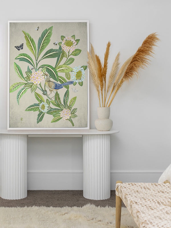 Summer Garden Clay Canvas Art Print | Lifestyle