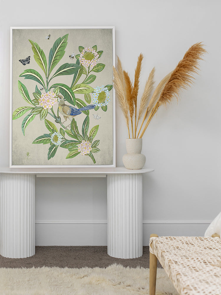 Summer Garden Clay Canvas Art Print | Lifestyle