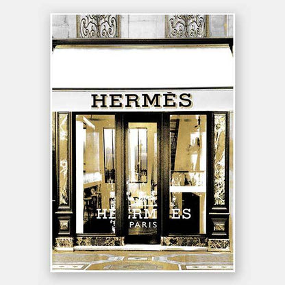 Hermes in Gold Unframed Art Print