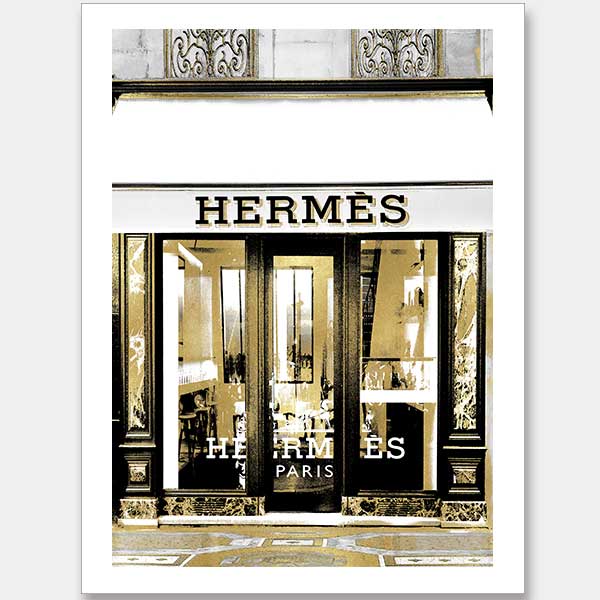Hermes in Gold Unframed Art Print
