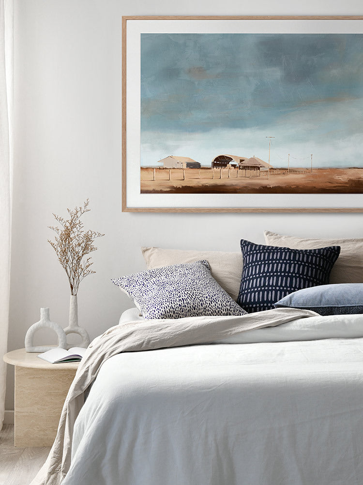 Earthen Heart Framed Art Print | Lifestyle