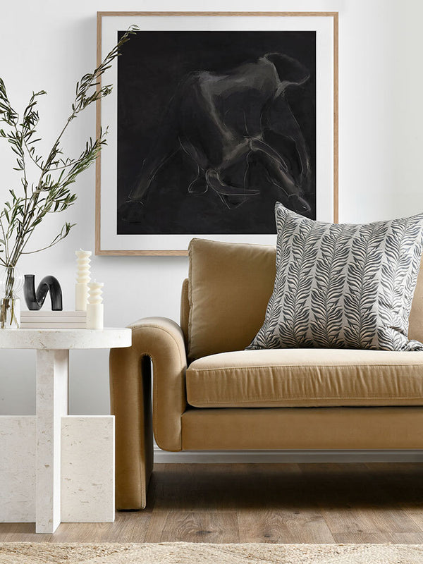 Contours Charge Framed Art Print | Lifestyle