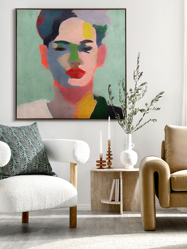 Chromatic Gaze Canvas Art Print