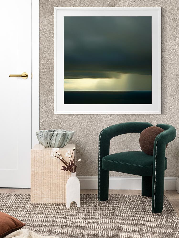 Sighing Skies Framed Art Print | Lifestyle