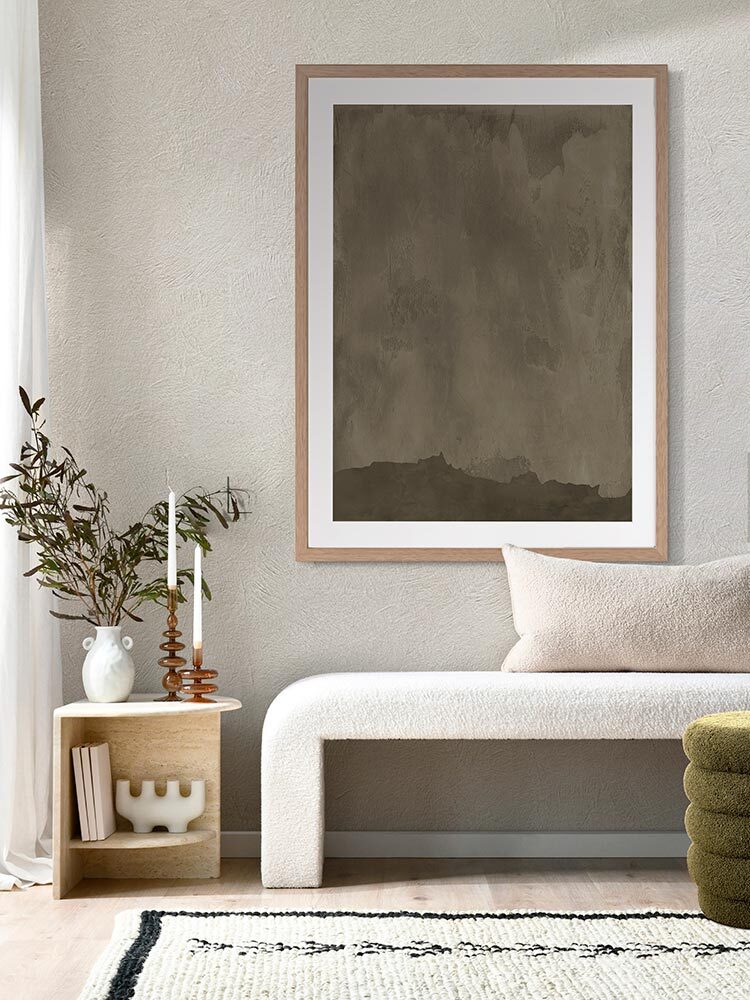 Silent Terrain Framed Art Print | Lifestyle