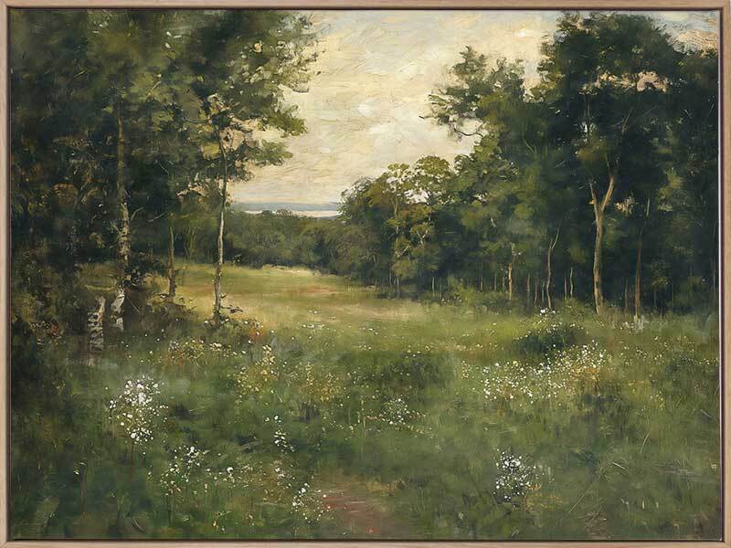 Spring Meadows Canvas Art Print