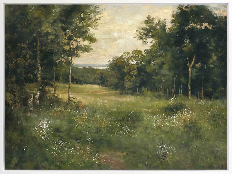 Spring Meadows Canvas Art Print