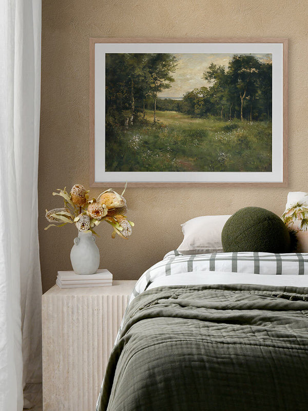 Spring Meadows Framed Art Print | Lifestyle