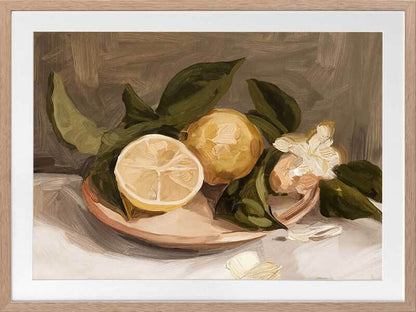 Lemon Harvest Framed Art Print