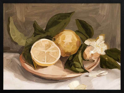 Lemon Harvest Framed Art Print