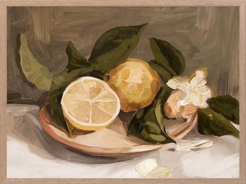 Lemon Harvest Framed Art Print