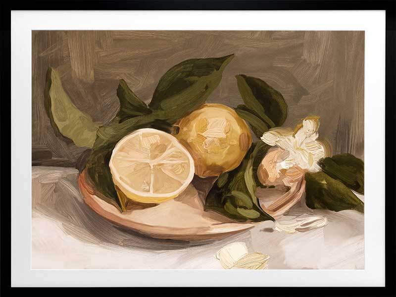 Lemon Harvest Framed Art Print