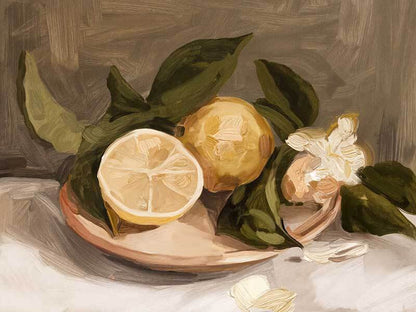 Lemon Harvest Canvas Art Print