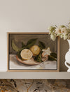 Lemon Harvest - Oak Box Frame Canvas - 22.5x30 - Landscape