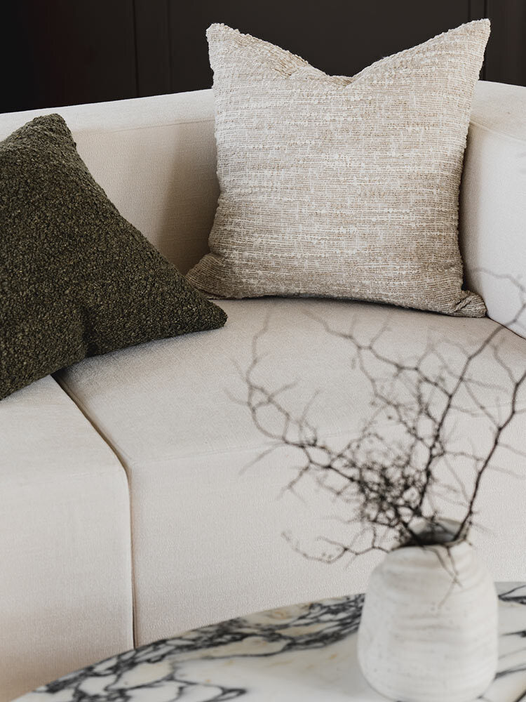 Dune Square Neutral Cushion - 50X50cm | Lifestyle