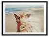 Beach Horse Framed Art Print