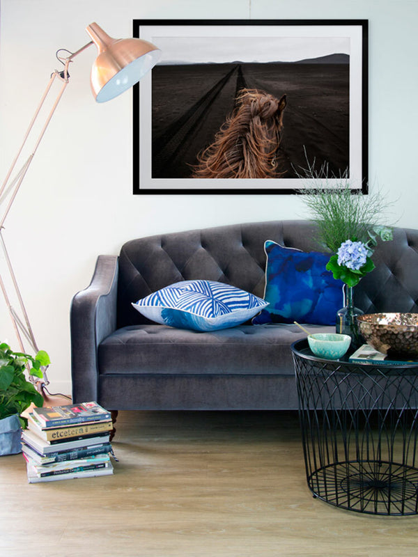 Horse Tracks Framed Art Print | Lifestyle