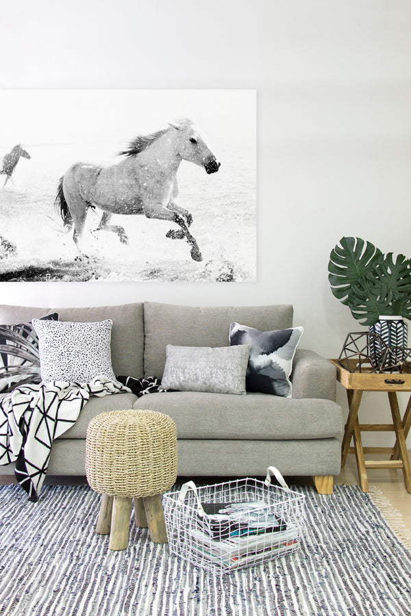 Running Canvas Art Print | Lifestyle