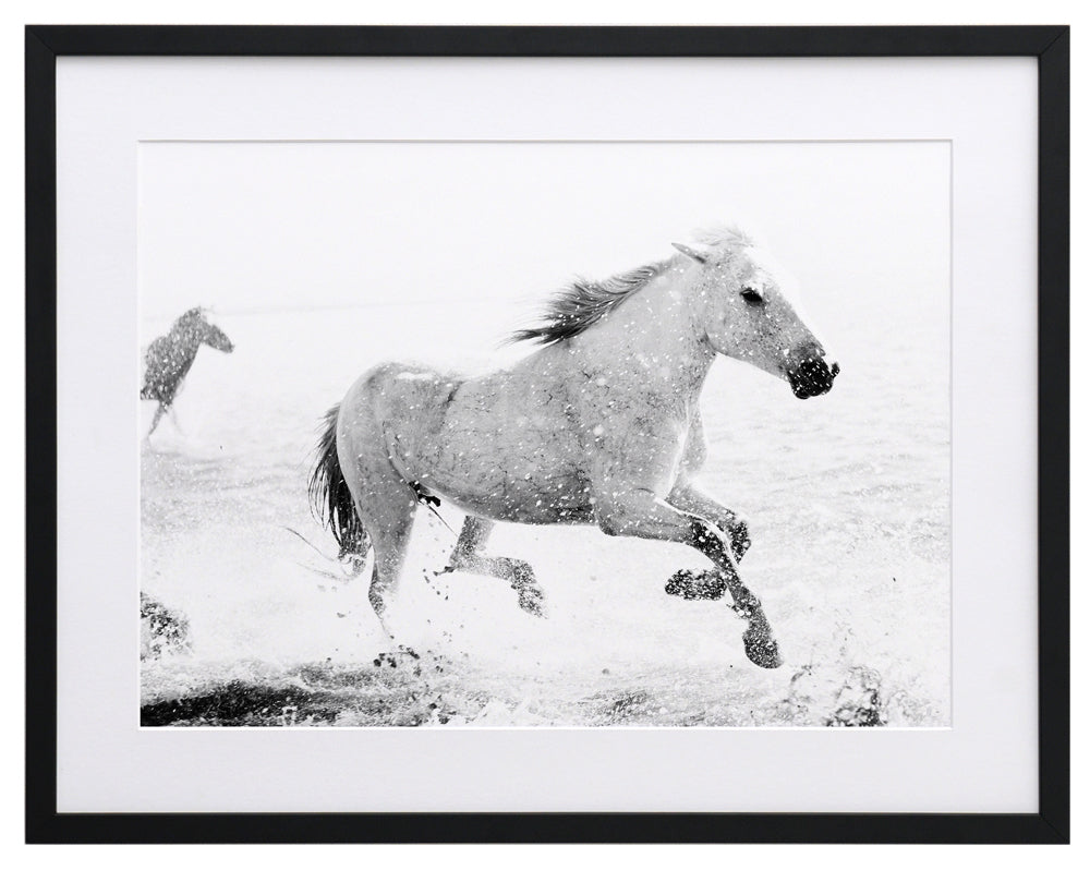 Running Framed Art Print