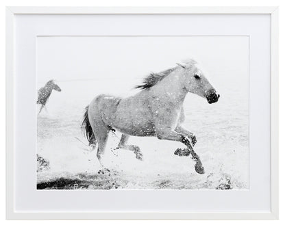 Running Framed Art Print