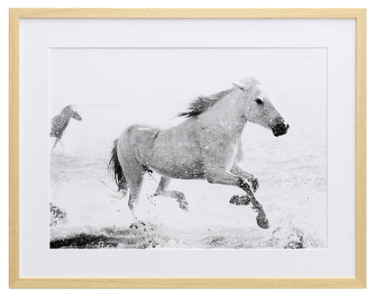 Running Framed Art Print