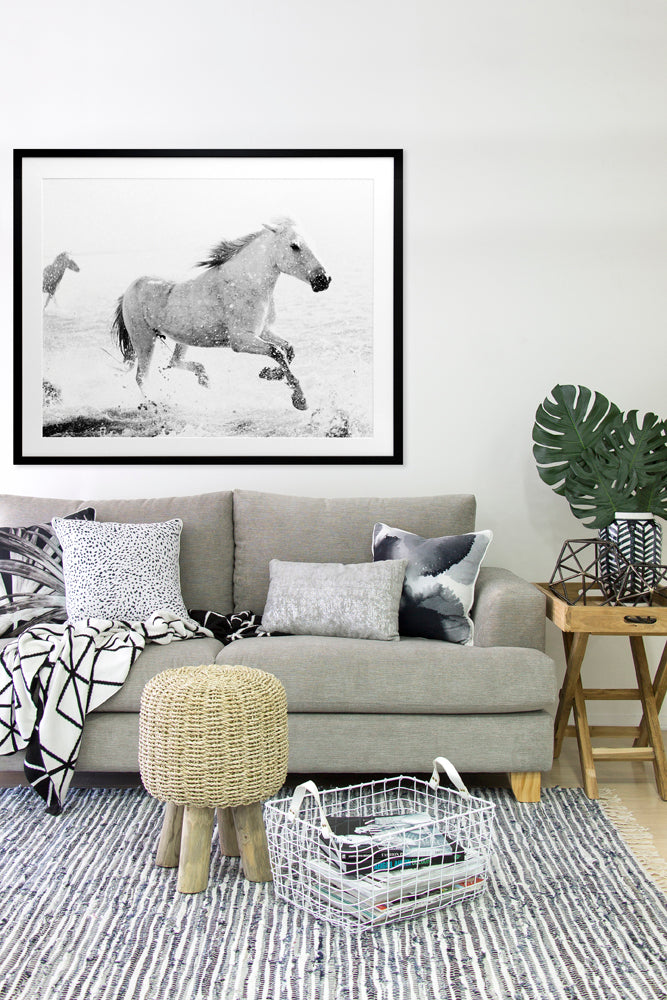 Running Framed Art Print | Lifestyle