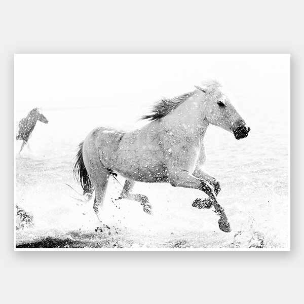 Running Unframed Art Print