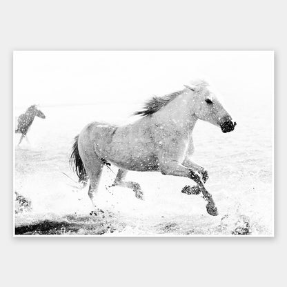 Running Unframed Art Print