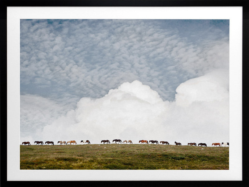 Line Dance Framed Art Print