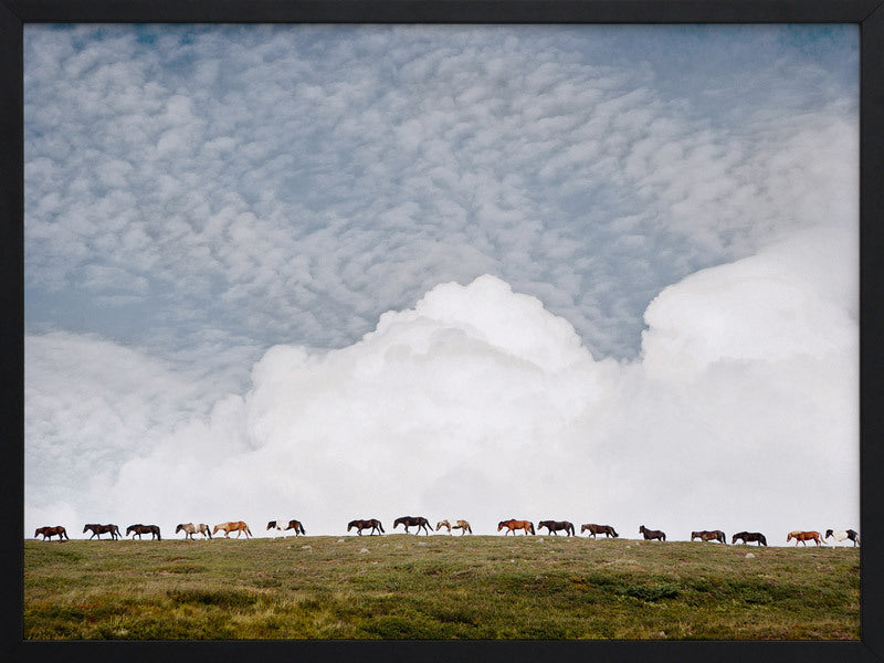 Line Dance Framed Art Print