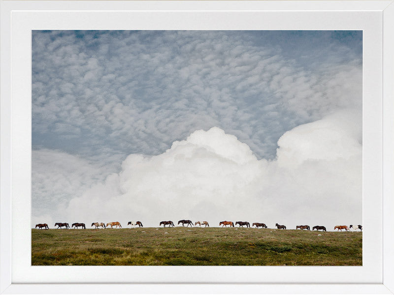Line Dance Framed Art Print