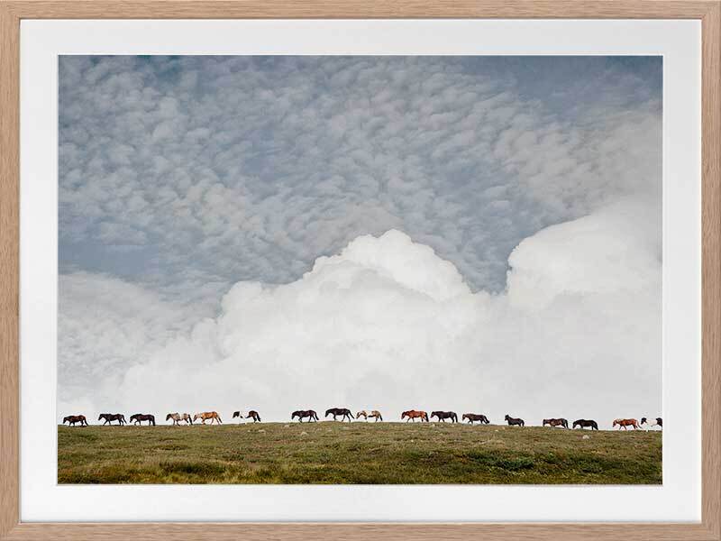 Line Dance Framed Art Print
