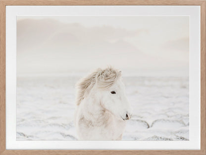 Snow Storm Framed Art Print