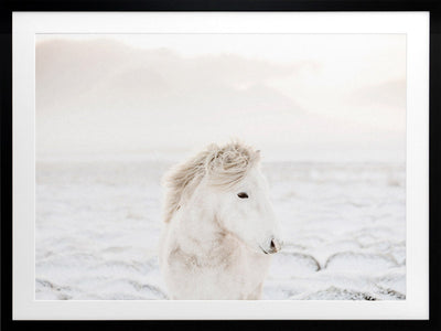Snow Storm Framed Art Print