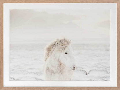 Snow Storm Framed Art Print