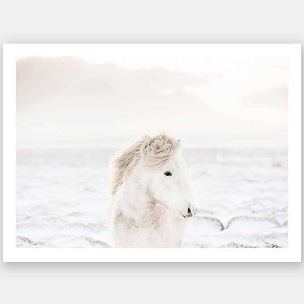 Snow Storm Unframed Art Print