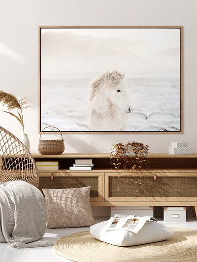 Snow Storm Canvas Art Print | Lifestyle
