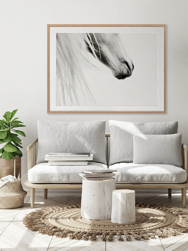 From the Horse's Mouth Framed Art Print | Lifestyle