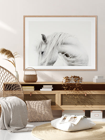 Bashful Framed Art Print | Lifestyle