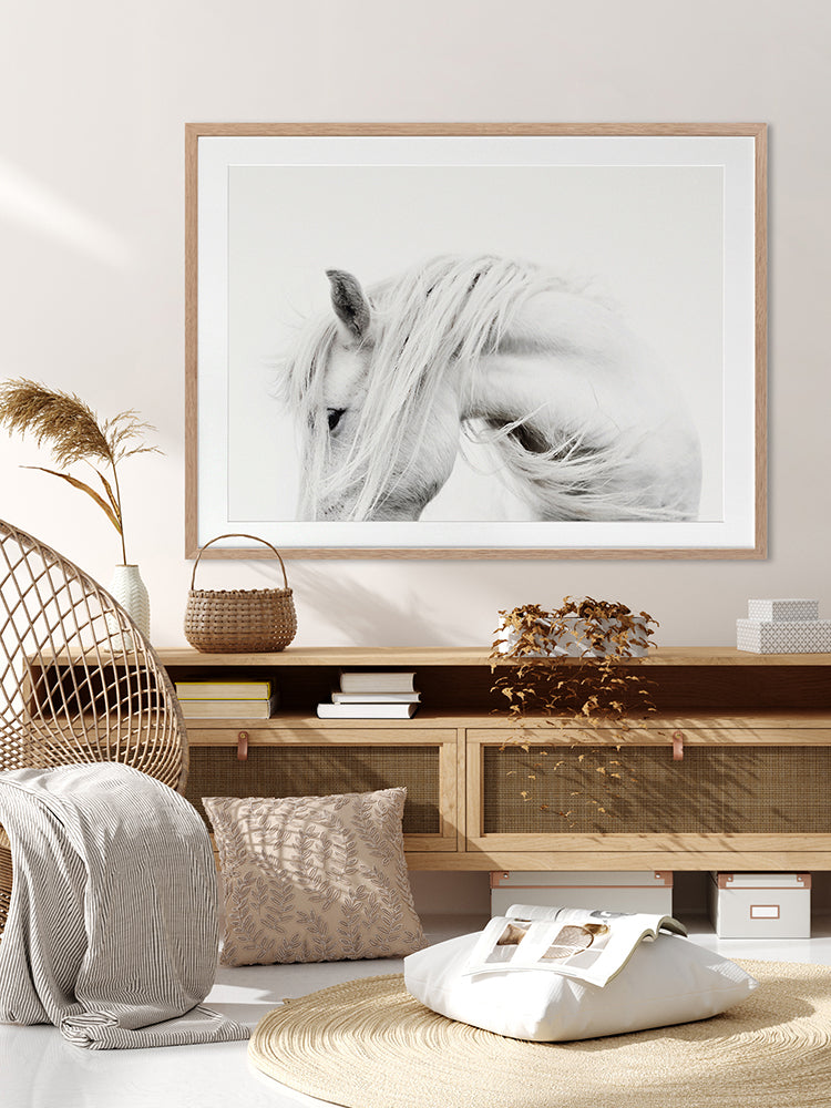 Bashful Framed Art Print | Lifestyle