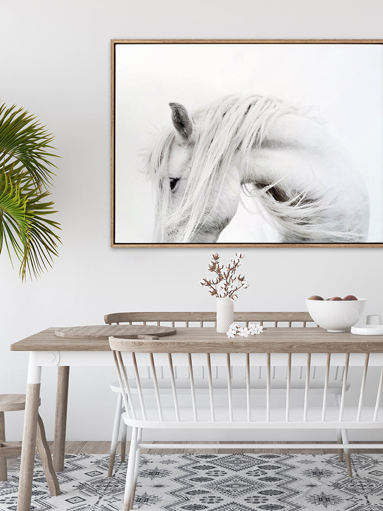 Bashful Canvas Art Print | Lifestyle