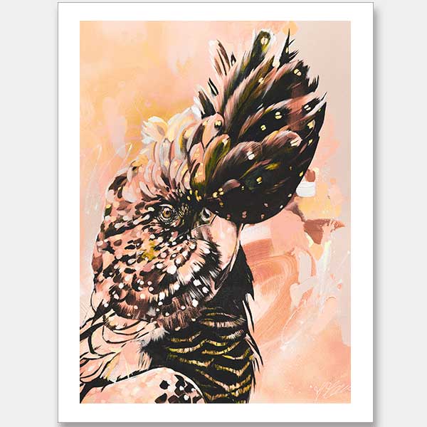Dawn Peach Unframed Art Print