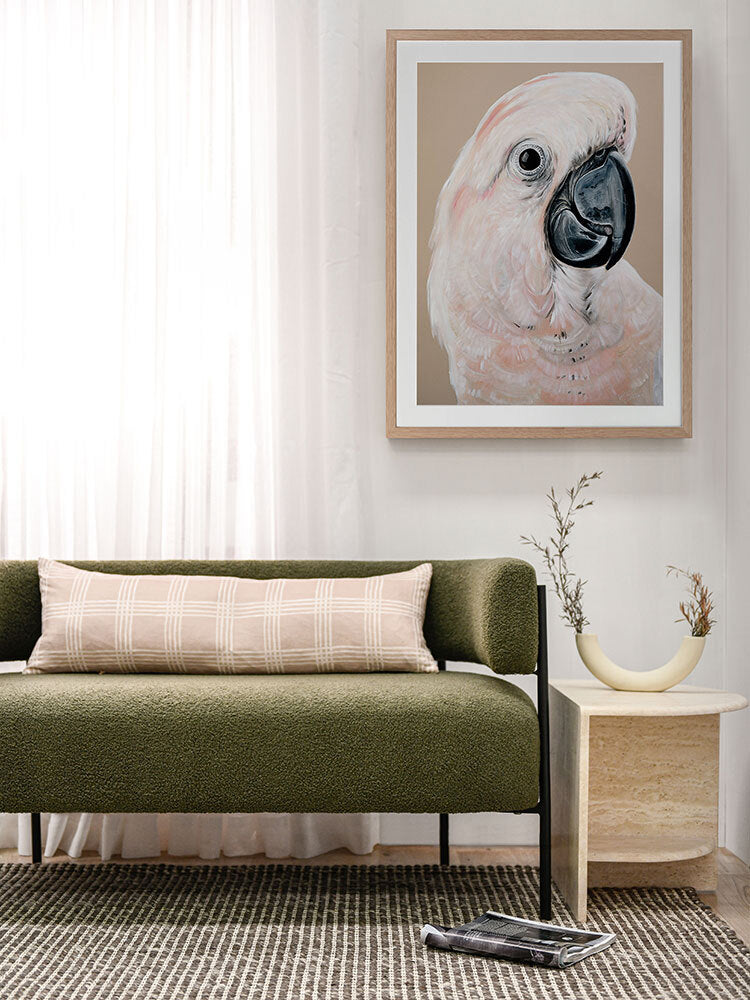 Moluccan Cockatoo Framed Art Print | Lifestyle