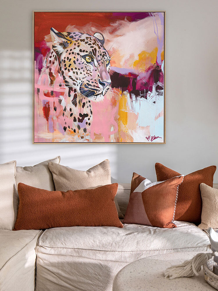 Im In My Sanctuary Multicolour Canvas Art Print | Lifestyle