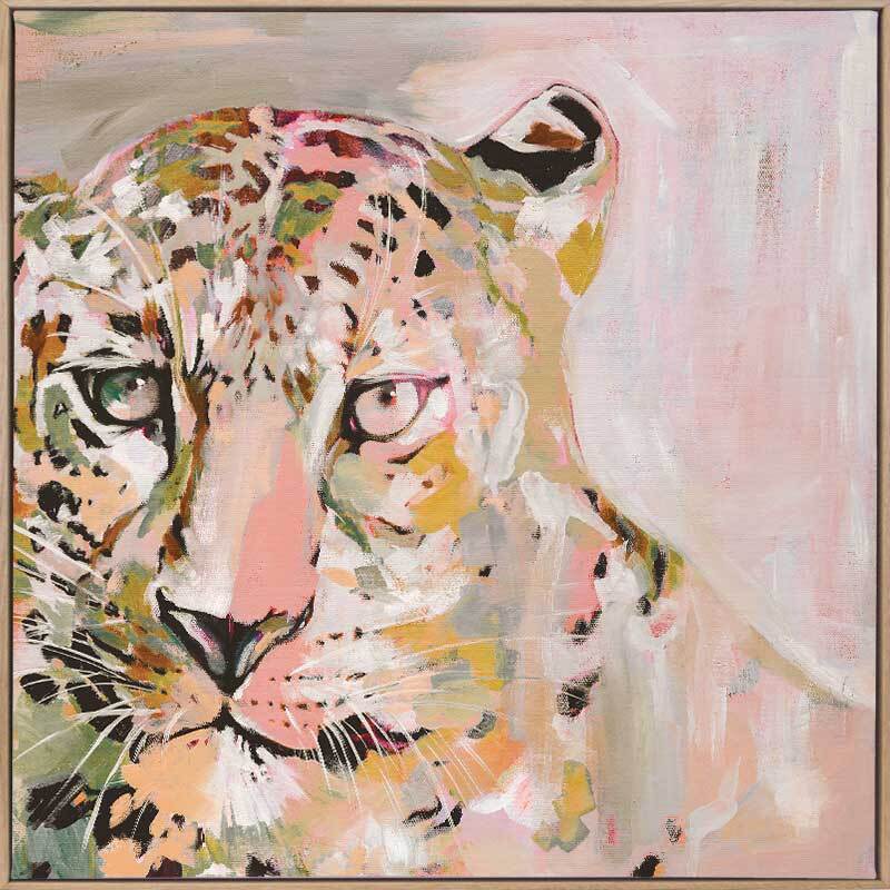 Stay With Me Muted Pink Canvas Art Print