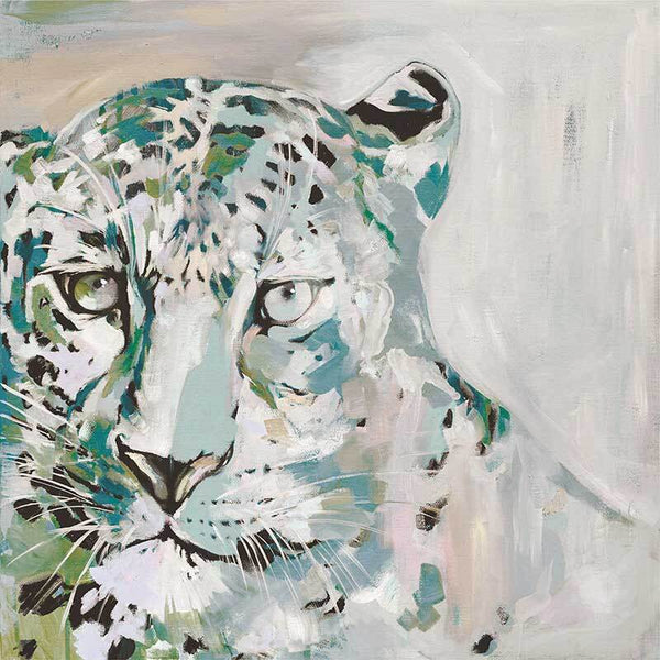 Stay With Me Blue Canvas Art Print