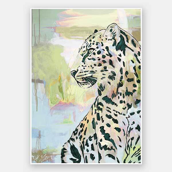 Resurrected Romance Pastel Unframed Art Print